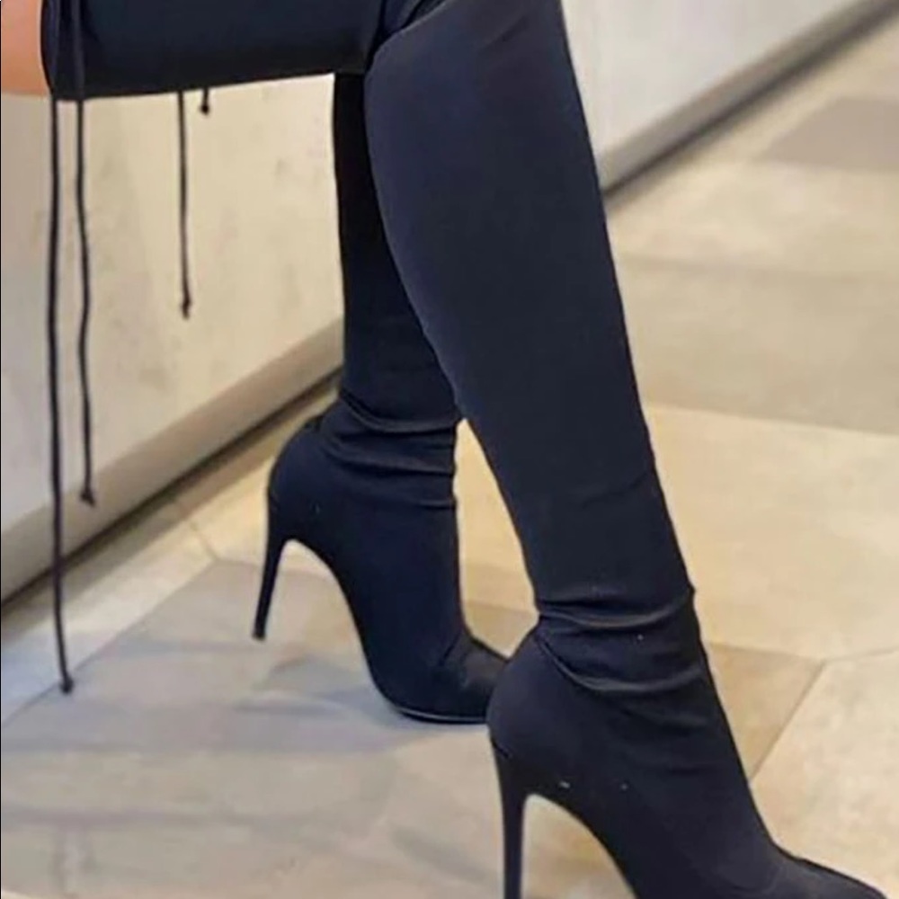 Fashion nova thigh high boots
